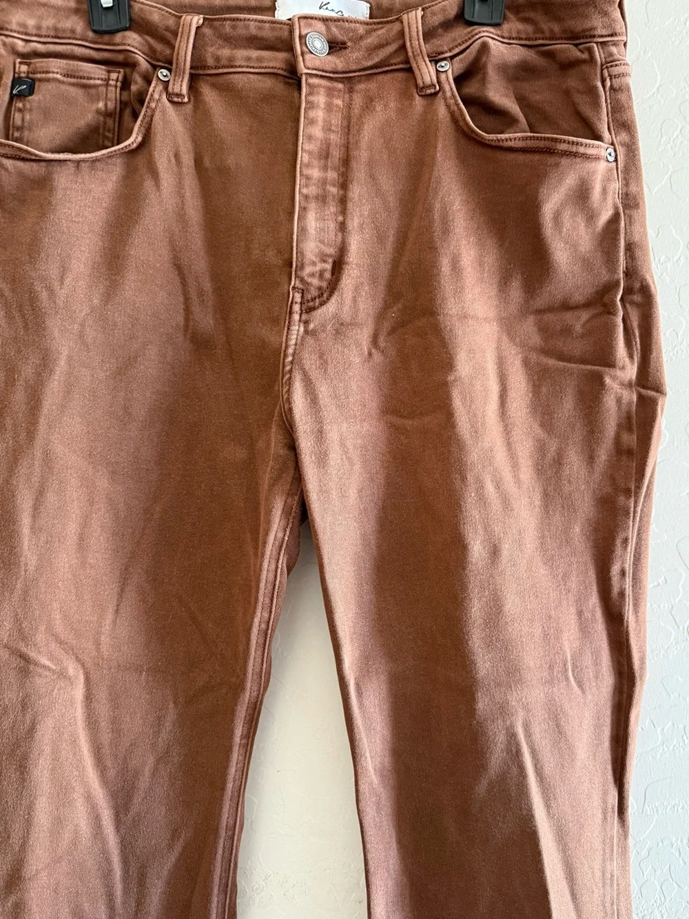 KanCan, size 14, brown flare jeans